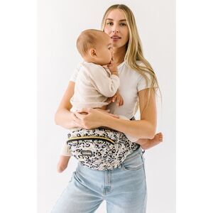 TushBaby Hip Seat Carrier in Snow Leopard